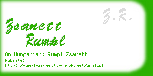 zsanett rumpl business card